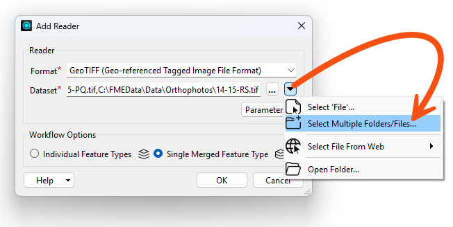 Select Multiple Folders/Files